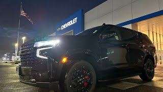 Let’s Drive 🏁 Blacked Out Performance Package 2023 Chevrolet Tahoe RST 4WD [upl. by Enahpad209]