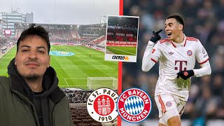 Mein ERSTES MAL im MILLERNTORSTADION 😍🔥  MUSIALA ⚽️  FC St Pauli vs FC Bayern München  CedrikTV [upl. by Erminia]