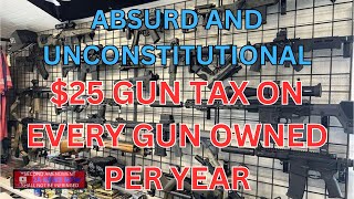 quotHARM REDUCTION FEEquot The Most Absurd and Unconstitutional Gun Tax I Have Ever Heard Of [upl. by Manolo]