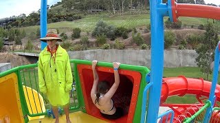 Red Banjo’s Billabong Water Slide at Jamberoo Action Park [upl. by Notsirk]