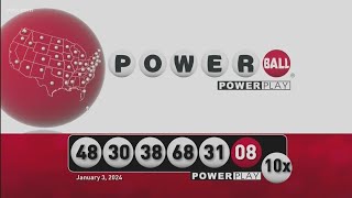 Powerball January 3 2024 [upl. by Aivilo819]