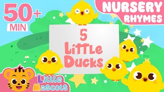 Five Little Ducks  Baa Baa Black Sheep  more Little Mascots Nursery Rhymes amp Kids Songs [upl. by Hairahs171]