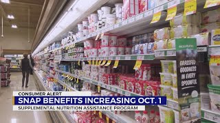 SNAP benefits increasing Oct 1 [upl. by Oivalf]