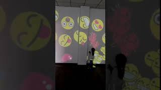 Wall Interactive Projectiondesinger animation lightshow factory [upl. by Yenial]