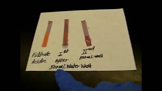 Nitration of Bromobenzene Reaction Part2 [upl. by Pickett515]