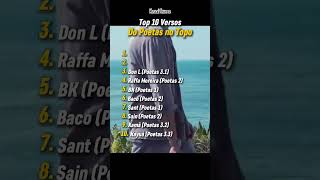 Top 10 Versos Poetas No Topo pt2 [upl. by Goldarina]