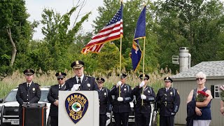 Ramapo Police Chief Weidel Retirement Walkout amp Ceremony [upl. by Liew]