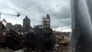 Explosion in a Bosley wood mill  23rd July 2015 [upl. by Rodmun558]