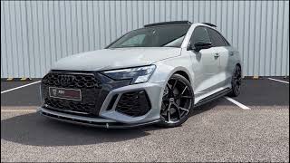 2022 Audi RS3 Vorsprung Nardo Grey  Ash Motors Ltd [upl. by Etnovert239]