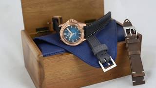 Zelos Swordfish Bronze Teal ETA 2892 [upl. by Onitnas159]