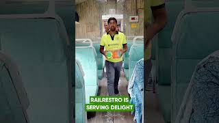 Order with RailRestro and get FIRST MEAL FREE in train [upl. by Attenor]