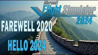 Farewell MSFS 2020 A Final Flight Over the Great Wall of China [upl. by Panthia]