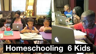 HOW BLACK MOM HOMESCHOOLS SIX KIDS [upl. by Yesima725]