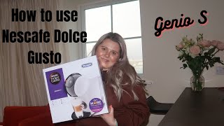 How to use Nescafe Dolce Gusto Genio S machine  Tutorial amp Unboxing [upl. by Duax]