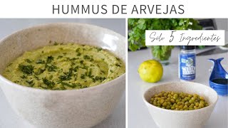 RECETA CON ARVEJAS  HUMMUS DE ARVEJAS VEGANO [upl. by Rehctelf95]