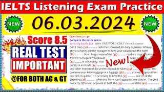 IELTS LISTENING PRACTICE TEST 2024 WITH ANSWERS  06032024 [upl. by Caines830]