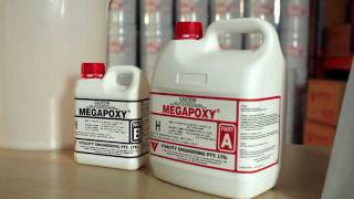 Megapoxy H High Strength Epoxy Mortar instructional video [upl. by Llehsyt]