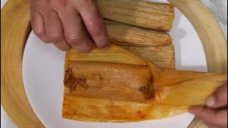 Tamales De Carne Con Chile Rojo [upl. by Salvay]