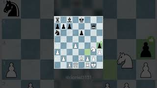 Alekhines Defense Two Pawns Attack chess shorts [upl. by Elenaj461]