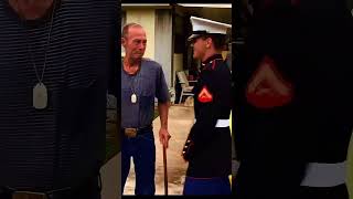 Marine Surprises His Marine Grandfather on His Birthday ❤️🎂 [upl. by Reeba821]