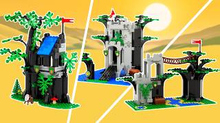 All Lego Forestmen Sets Speed Build Comparison [upl. by Fleischer727]