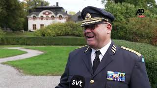 Michael Claesson takes over as commander of the Swedish Armed Forces [upl. by Llednyl]