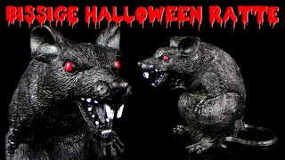 Vorsicht  Riesige bissige Halloween Ratte  Creepy Horror Prop [upl. by Neddie348]