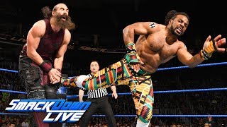 The New Day vs The Bludgeon Brothers SmackDown LIVE March 27 2018 [upl. by Antonetta]