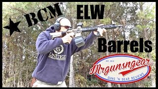 BCM Enhanced Lightweight ELW AR15 Barrel Accuracy Test amp Review [upl. by Temirf]