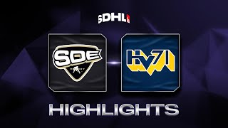 SDE Hockey vs HV71  Game Highlights [upl. by Frants]