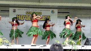 Hula Dancers at the Hawaiian Festival 2009 [upl. by Urita]