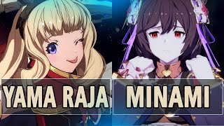 GBVSR Yama Raja Cagliostro  Vs Minami Nier  High Level Gameplay [upl. by Yellac219]