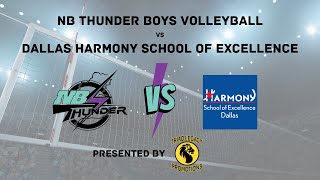 NB Thunder vs Dallas Harmony School of Excellence BVB Varsity [upl. by Bloch]