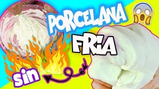 Porcelana Fría Casera sin fuego Medidas exactas  Manualidades con Mariel Picazo [upl. by Sirahc]