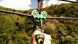 Tortola Canopy Tour Zip Line [upl. by Hirz696]