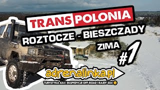 Roztocze 4x4  TransPolonia Roztocze  Bieszczady zimą  Część I [upl. by Hsatan]