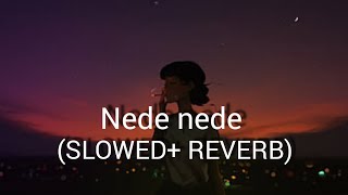 Nede nede song lyrics  SLOWED REVERB❤️ [upl. by Airom]