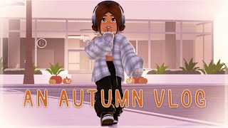 An Autumn Vlog  Berry Avenue VLOG  Roblox Roleplay [upl. by Joub48]