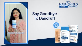 Hairshield Blue Shampoo  Medicated Dandruff Treatment Shampoo  antidandruffshampoo [upl. by Ettennal]