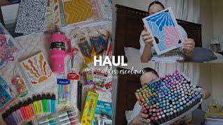 Haul de mi material escolar 2024  Liaal [upl. by Heger]