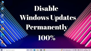 How to stop windows 10 update permanently  stop windows update [upl. by Etnomaj550]