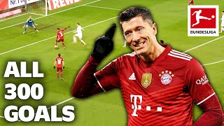 Lewandowski Breaks the 300Goal Mark  All Bundesliga Goals [upl. by Bonni]