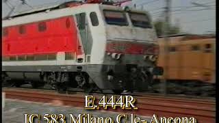 Bivio Sordio 12 ore nostop tutti i treni della MilanoBologna estate 1994 parte 25 [upl. by Iras288]