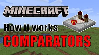 Minecraft 117 Redstone Basics Series  The Comparator  How it Works [upl. by Bernardina]