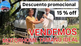 VENTA de MOTORHOME IDEAL para FAMILIA pequeña ECONÓMICO y listo para viajar [upl. by Eerased]