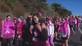 Susan G Komen 3Day Walk now underway from Del Mar to Waterfront Park [upl. by Blau]