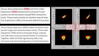 Group Delay Dispersion GDD and Third Order Dispersion TOD in Ultrashort Laser Pulses [upl. by Vernen]