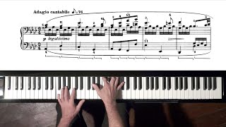 Beethoven Pathétique Sonata TUTORIAL 2nd Movement  P Barton FEURICH piano [upl. by Atinet202]