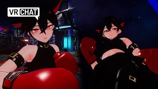 Femboy strikes back VRchat POV BOXING [upl. by Selway9]