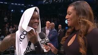 Dennis Schroder PostGame Interview  San Antonio Spurs vs Brooklyn Nets [upl. by Hymie653]